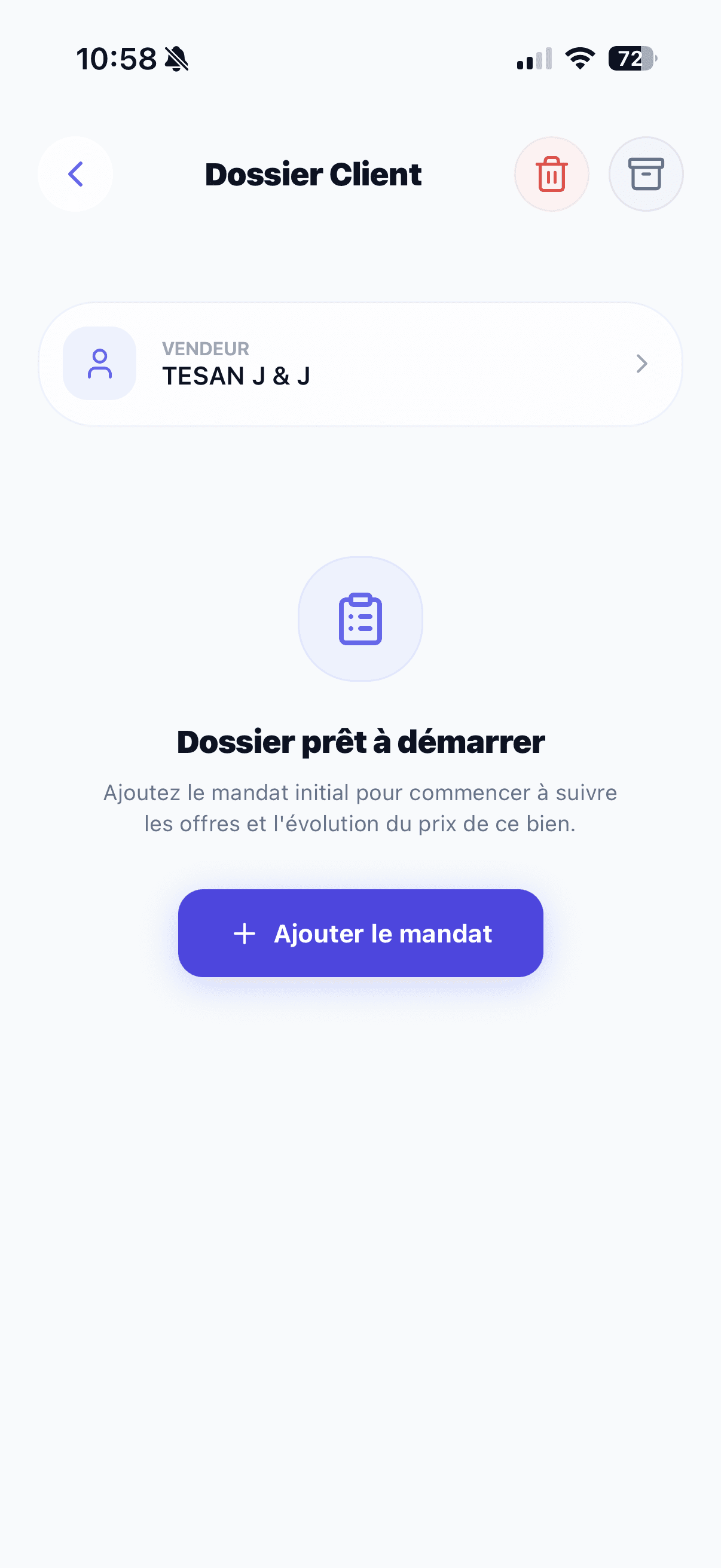 Honoscom sur iPhone - Vue 1